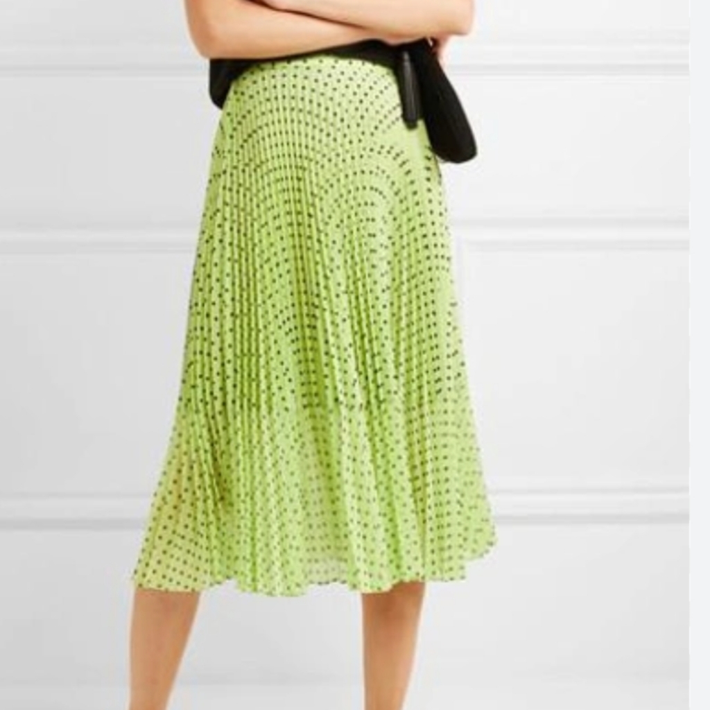 Markus Lupfer Women's Hailey Pleated Skirt Size M